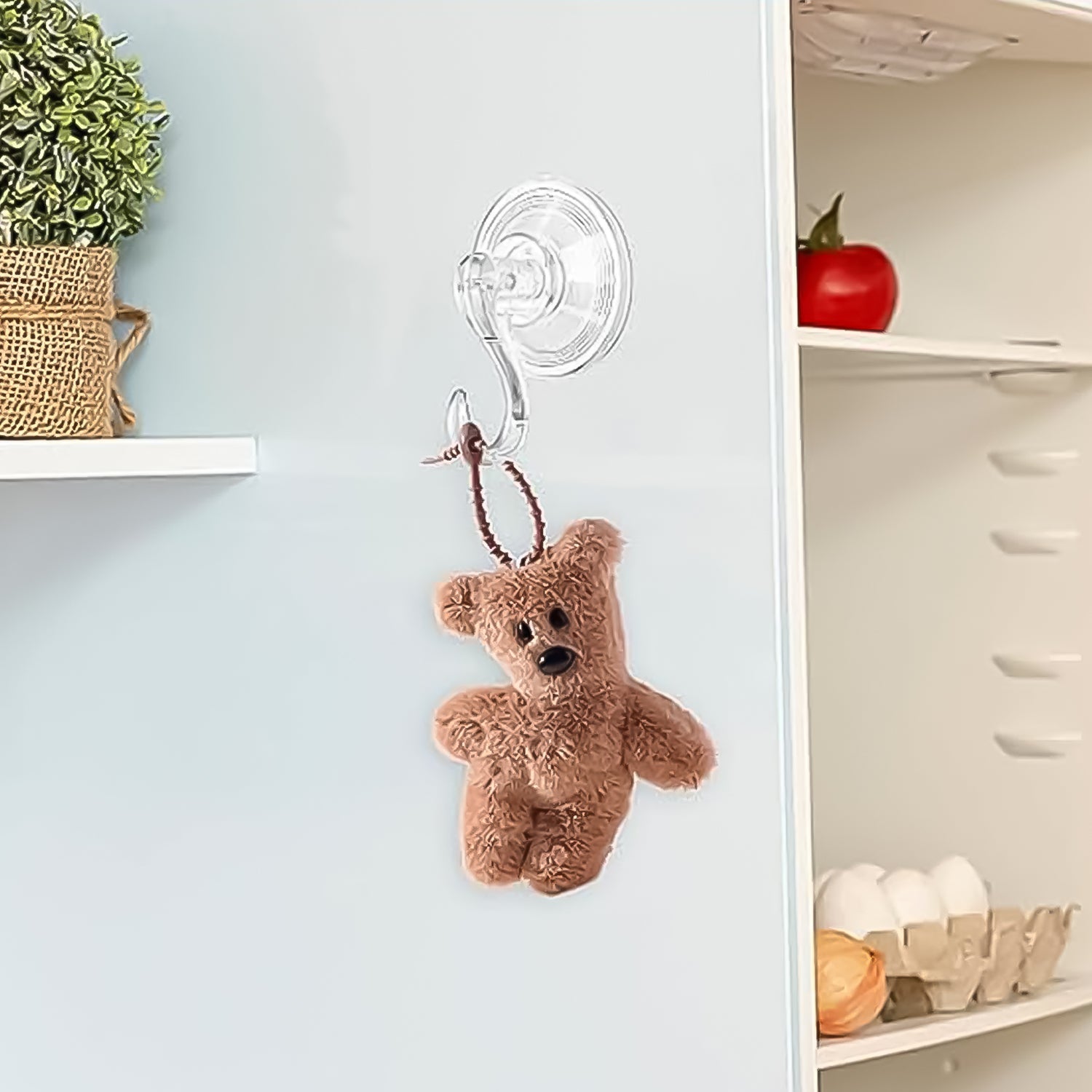 Plastic Suction Cup Hooks (4 Pcs Set) Plastic Suction Cup Hooks (4 Pcs Set)